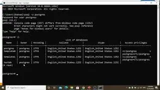 Connecting PostgreSQL using psql and pgAdmin