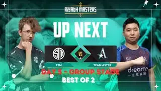 TSM  vs. Team Aster // Riyadh Masters 2023 &ndash; Day 5 &ndash; Group Stage [BO2]