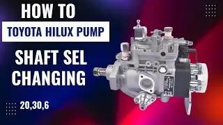 How to Repair Toyota 3L Hilux Pickup Fuel Pump Shaft Seal | Diesel Pump Oil Leak Fix