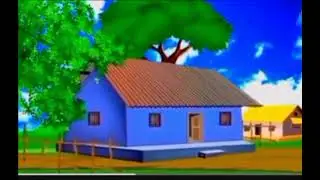 Animated Village Cartoon || Background video || copyright free ||