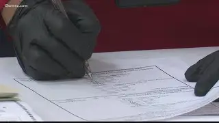 Bibb County begins counting ballots for the 3rd time