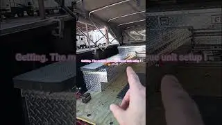mobile welding unit build , just using a 3/4 sheet of plywood and short lag bolting it all down!