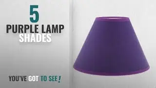 Top 10 Purple Lamp Shades [2018 ]: MonkeyJack Table Lamp Shade Cover Floor Lamp Shade Fabric