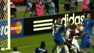 Italy 2 - 0 Ghana | 2006 World Cup Group Stage Round 1