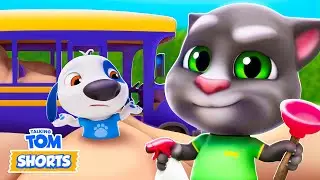 NEW EPISODE! Let's Clean the Bus! 🚌 Talking Tom Shorts (S3 Episode 42)