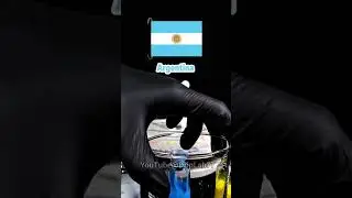 Get Ready to Tango: Watch Argentine Flag Colors Flow and Dance on Bears! #asmr #relaxing