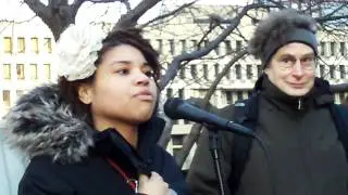 Youth worker speech against federal budget cuts