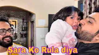 Sara ko rula diya || Raat me Dost aa gaye ghar lene || New Vlog