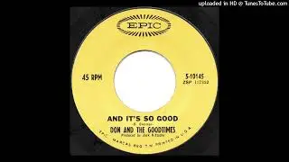 Don And The Goodtimes - And It's So Good