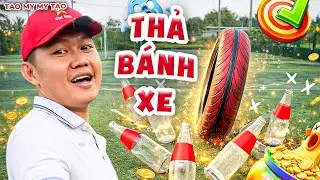 Thử Thách Bowling Độc Lạ - Thả Bánh Xe Ngã Chai Nước Lụm Thưởng Ê Hề | Tao Mỵ My Tạo