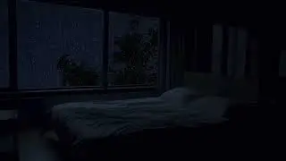 Experience Ultimate Sleep Bliss: The Gentle Rhythm of Rain Falling at Night