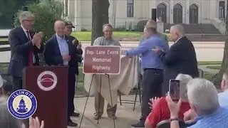 I-74 in the Quad Cities named for Congressman Lane Evans