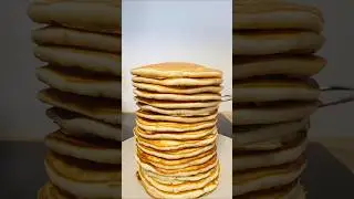 ПАНКЕЙКИ - ОЛАДИ НА КЕФИРЕ 😋🔥 #music #вкусно #еда #быстро #fast