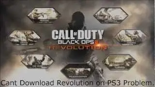 Black ops 2 Revolution Download Problem (PS3) (Only Commentary)
