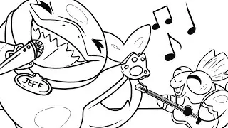 Jeff and Nibbles sing Jingle Bells! Marvel Rivals x Splatoon 3 Comic Dub