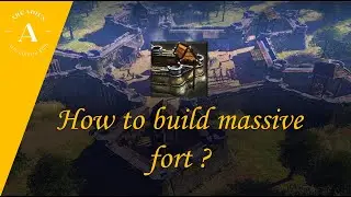 AOE III Editor : How to build massive fort ?