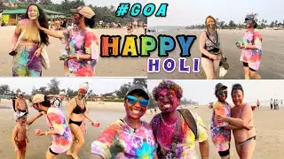 GOA ME RUSSIAN KE SATH HOLI 😍|| GOA DAILY VLOG ||TRAVAL VLOG || HOLI CELEBRATION VLOGS