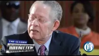 THE GLEANER MINUTE: Golding questioned... Jamaica HIV transmission... Hinds re-elected.