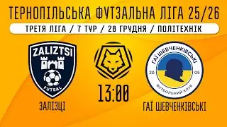 НАЖИВО / ТЕРНОПІЛЬСЬКА ФУТЗАЛЬНА ЛІГА 25/26 ЗАЛІЗЦІ - ГАЇ ШЕВЧЕНКІВСЬКІ