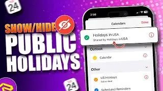 How to Show or Hide Public Holidays on Your iPhone | Manage Holiday Calendar on iPhone
