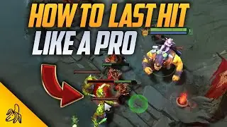 Лучший способ добить крипов в Dota (Обучающая техника горячих клавиш)