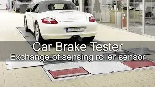 EN | Beissbarth Car Brake Tester | How to exchange a sensing roller sensor