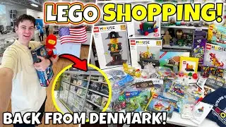 BACK FROM EUROPE, LEGO SHOPPING + LEGO LAUNCH FAIL (BRICKLOVER VLOGS)
