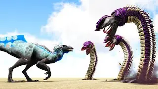 CRAZY OVERDRIVE GALVAREX vs. STRONG CREATURES | ARK Dino Battle 🦎