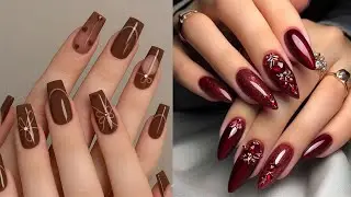 Professional Nail Art Designs Fall Nails 2026 🔥🔥hottest French Nail Designs 2026 Autumn Leaves Nai