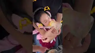Baby Shannah&rsquo;s First Flight #ytshorts #family