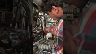 Bullet bike engine buffing 1200 plus rubbing