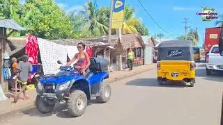Nosy Be🇲🇬Ambatoloaka - Hell Ville in tuk tuk🇲🇬Madagascar