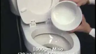 American Standard Champion4 Flushing Demo (Flushes Golf Balls, Miso, and Water Widgits)