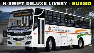 ⚪ KSRTC SWIFT DELUXE WHITE LIVERY Release for BUS SIMULATOR INDONESIA 