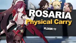 Rosaria C0  Physical Build SUPERCONDUCT comp. Clear abyss Floor 11 all Chamber! | Genshin Impact 1.4