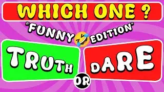 Truth or Dare Funny Questions Edition 😇😈 | Interactive Game