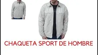 CHAQUETA CUELLO SPORT FORRADA DE HOMBRE/C&oacute;mo hacer/Paso a paso