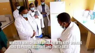 Minister Mukeshimana visits RAB Rubirizi Laboratory Services | 21 October 2020