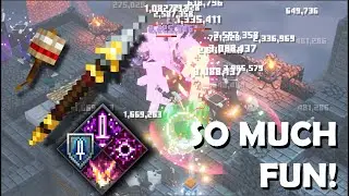 [Minecraft Dungeons] This Explosive Spear Build is SO MUCH FUN! | Obsidian Pinnacle, Apoc + 25