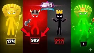 Stickman Party - Tournament Mode 123 4 Players Random - MiniGames Game play