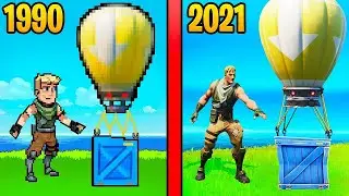 *EVOLUTION OF FORTNITE!!* (SEASON 0-16) - Funny Fails and WTF Moments!