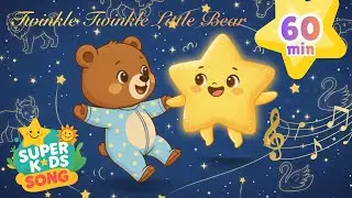 Twinkle Twinkle Little Star ⭐ Baby Sleep Music | Soothing Honey Bear Lullaby