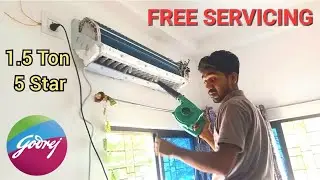 Godrej AC Free Servicing How do companies do free servicing? Godrej 1.5 Ton 5 Star, 5-in-1 Con 52&deg;C