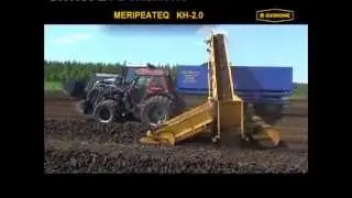 Sod peat harvestin MeriPeat loader KH-2.0