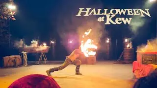 Secret Halloween 🎃Fire Show in London's Most Beautiful Garden | Kew Gardens | 4K HDR