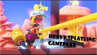 Heavy Splatling Gameplay - Splatoon 3 | Anarchy Battle (Rainmaker)