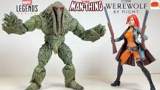 MAN THING! Elsa Bloodstone Marvel Legends Action Figure Review Monster Mania Werewolf by Night MCU