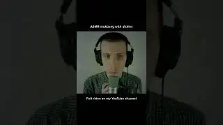ASMR mukbang with pickles #asmr #sleep #triggers #relax #reverb