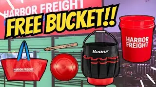 Выходные с бесплатными вёдрами Harbor Freight 🚨 с 3 по 5 октября (при покупке за 29,99 $ или бесп...