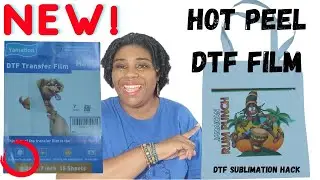 HOT PEEL DTF FILM!! | DTF Sublimation Hack